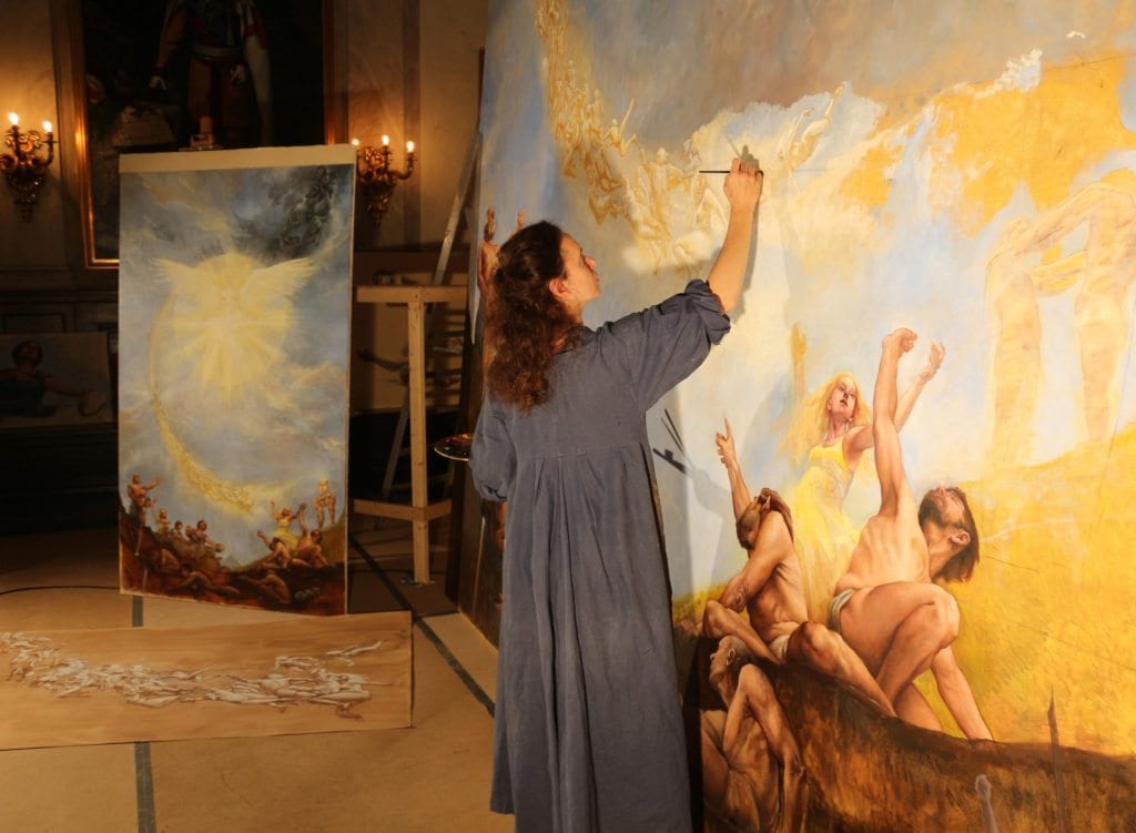 Kunst på Österlen med det svenske akademi for realistisk kunst